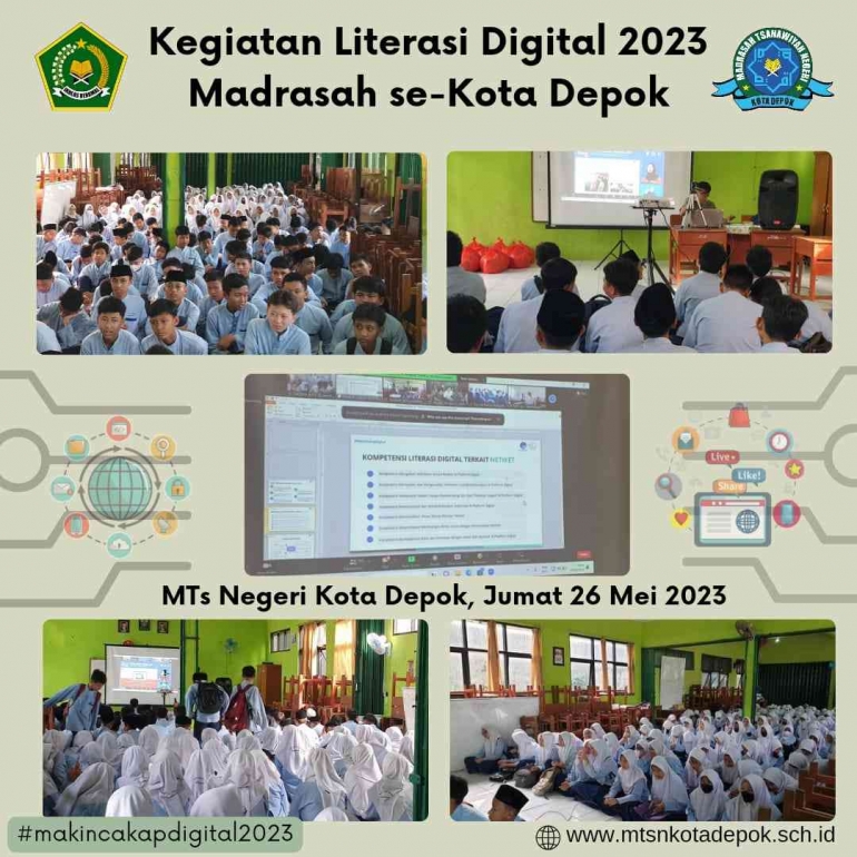 Rangkuman Webinar Literasi Digital Lingkungan Madrasah oleh Narsum /dokpri