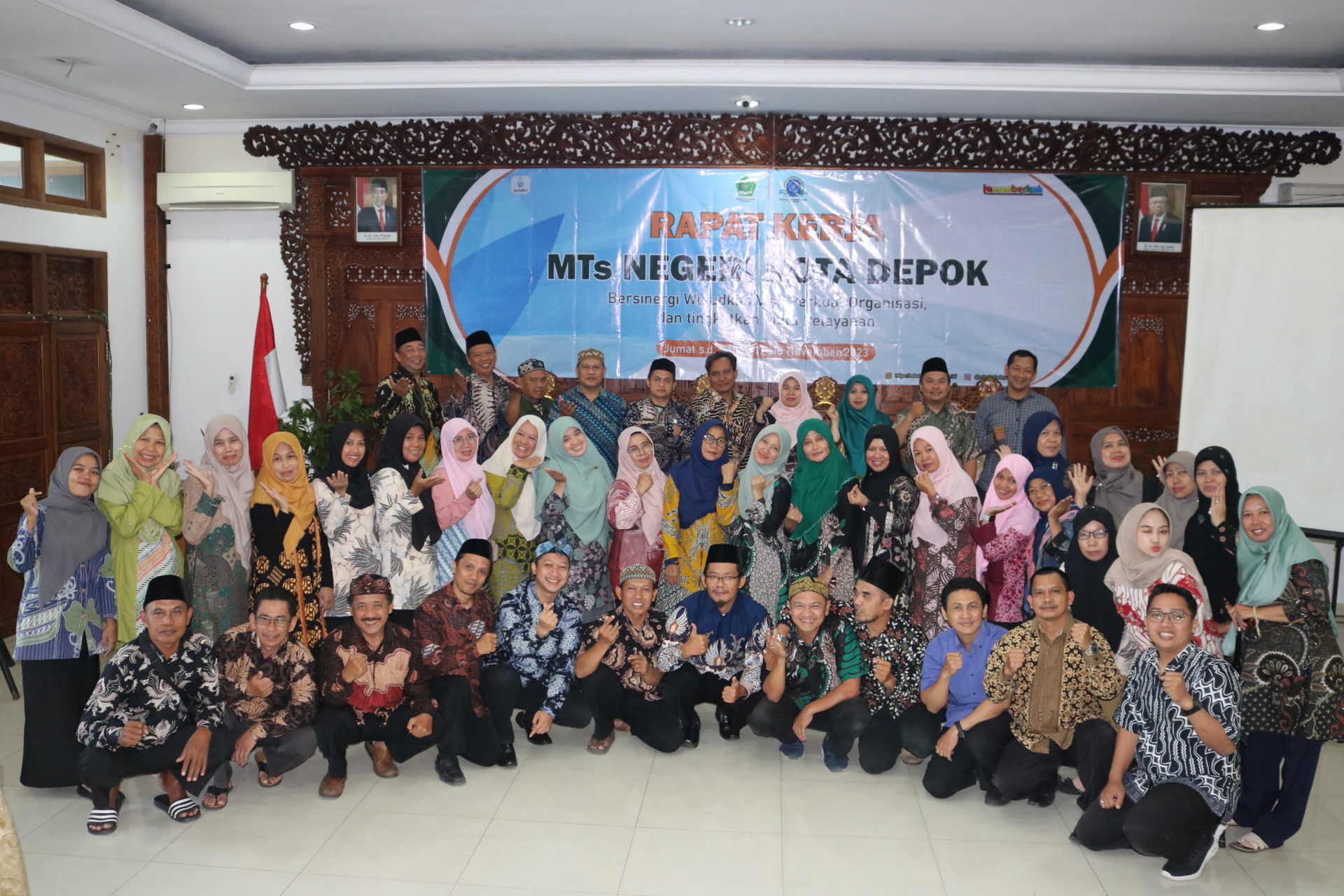 MTsN Kota Depok Gelar Raker (Rapat Kerja) di Puncak Bogor